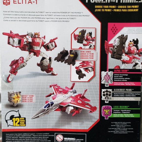 COPY - Transformers Power of the Primes Elita 1 Voyager Action Figure NIB - Picture 2 of 2